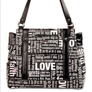 Miche Shell Black and white Hope 12”